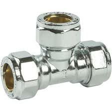 Equal Tee, C x C x C  15mm