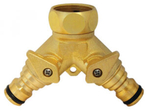 CK 2 WAY Y PIECE 3/4″ THREAD GARDEN TAP SPLITTER PART:G7918
