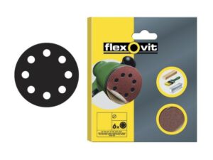 Hook & Loop Sanding Discs 115mm Medium 80g (Pack of 6)