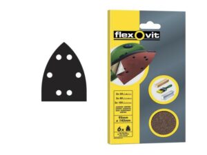 Detail Hook & Loop Sanding Sheets 95 x 145mm Medium 80g (6)