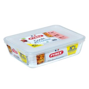 242P000 RECT.DISH + LID 1.5LT