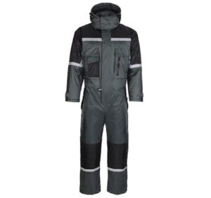 FORT ORWELL WATERPROOF PADDED COVERALL IN GREEN SIZE M