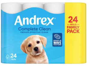 Cushelle Toilet Roll 16pk White Equiv to 24 rolls