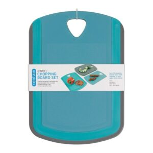 CHEF AID 3 IN 1 CHOPPING BOARD SET