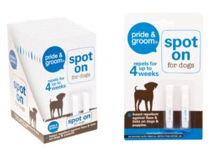 DOG FLEA PROTECTION SPOT ON PRIDE & GROOM