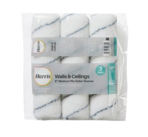 9″ HARRIS SERIOUSLY GOOD  3 PACK SLEEVE MEDIUM PILE