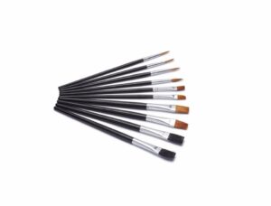 10 PACK HARRIS SERIOUSLY GOOD FLAT ARTIST PAINT BRUSH