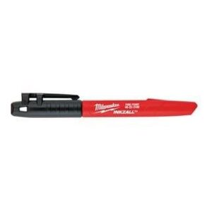 inkzall fine tip marker red