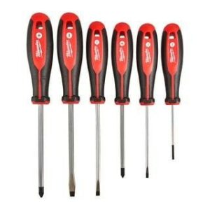 MILWAUKEE SCREWDRIVER SET MAG. TIP 6PC