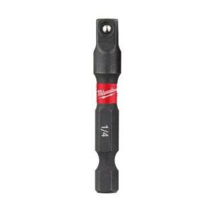 MILWAUKEE 50mm 1/4″ Hex to 1/4″ Square Shockwave Adapter