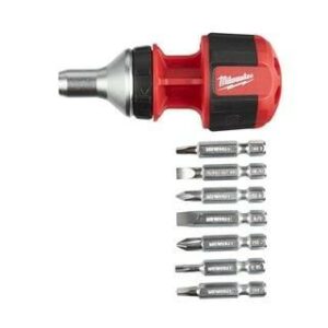 MILWAUKEE 8 IN 1 RATCHET MULTI BIT DRIVER