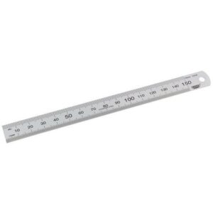 DRAPER 6IN/150MM STAINLESS STEEL RULE