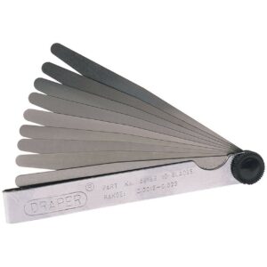 DRAPER 10 BLADE IMPERIAL FEELER GAUGE SET