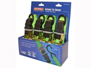 Faithfull Ratchet Tie Down Set 4 Piece