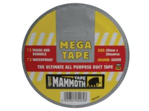 MEGA ALL PURP TAPE SILVER 50MM 50MTR