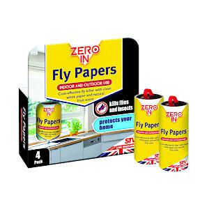 STV015/ZER015 FLY PAPERS X4
