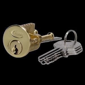 ASEC RIM CYLINDER 6P PB