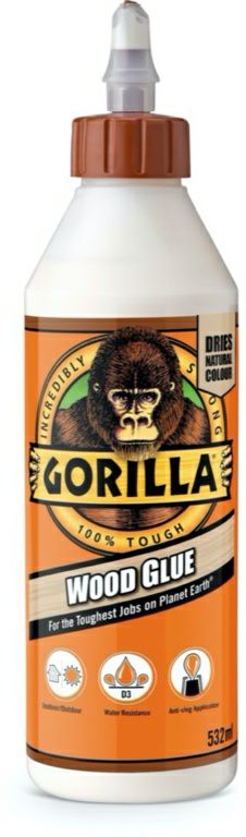 Gorilla PVA Wood Glue 532ml