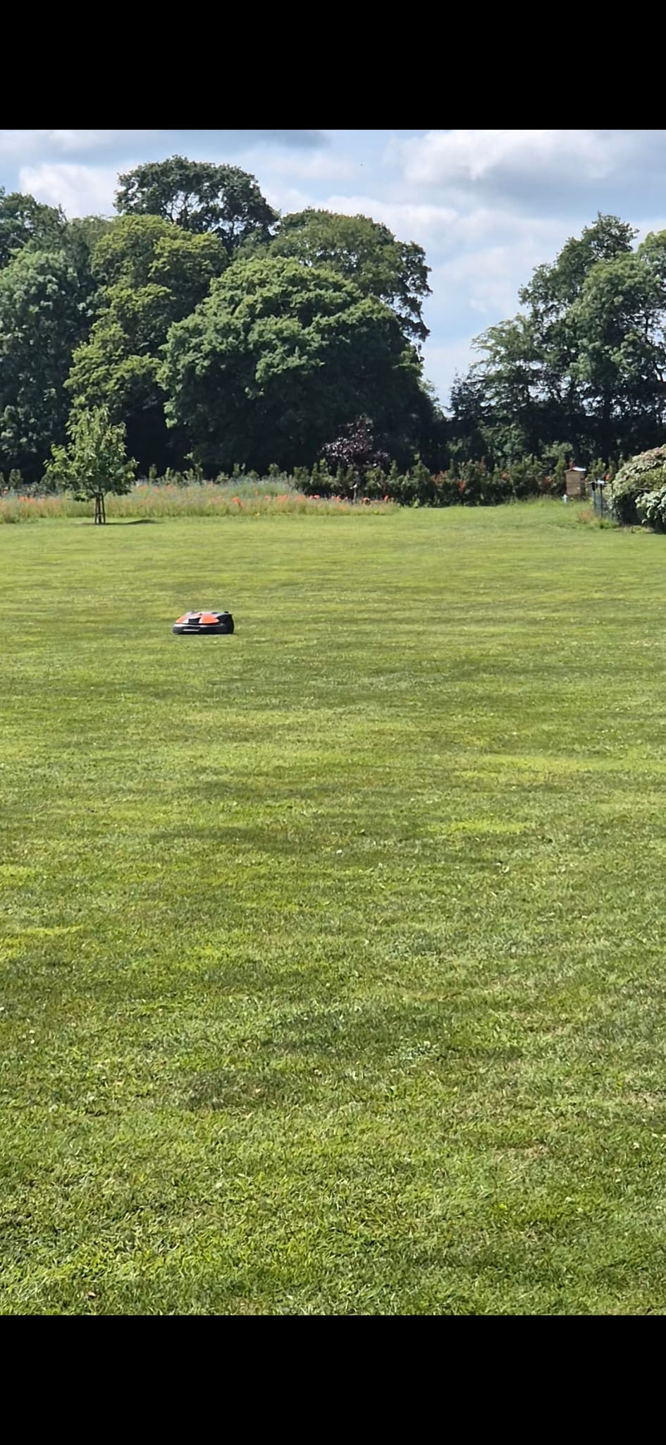Husqvarna 580 EPOS robotic mower installation near Haxby York