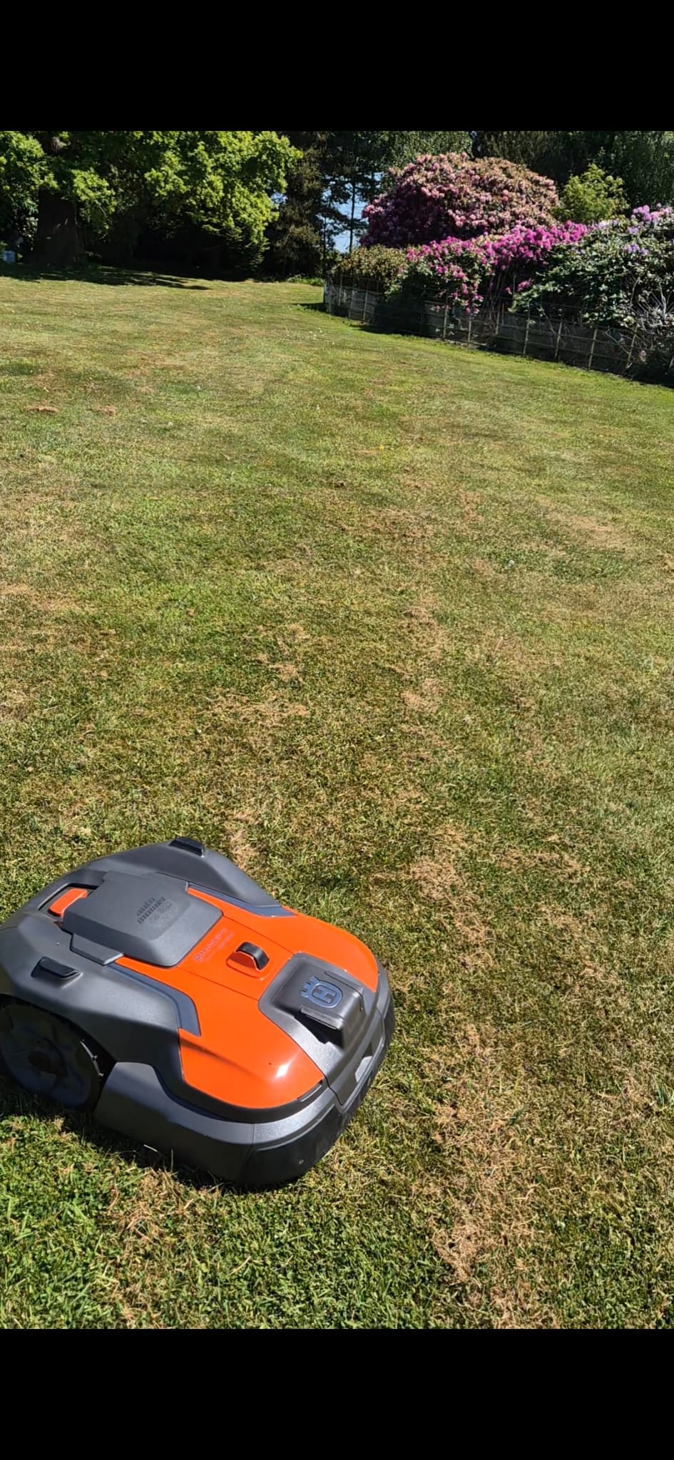 Husqvarna 580 EPOS robotic mower installation York