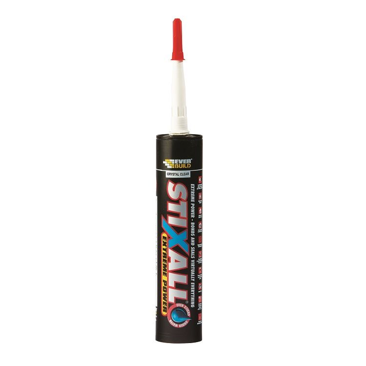 verbuild Sika Stixall Crystal Clear Adhesive Sealant 300ml