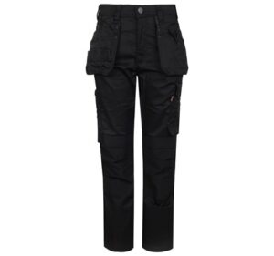 TUFFSTUFF PROFLEX WORK TROUSER IN BLACK SIZE 32R-40R