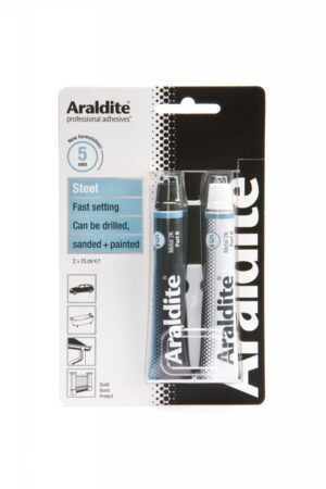 Araldite Steel Epoxy 2 x 15ml Tubes