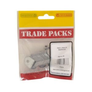 Steel Bracket – ZP – 19mm x 19mm (20 PK)