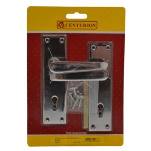 Chromed Lever Lock Set, 145mm x 40mm