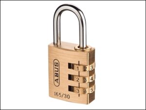 165/30 30mm Solid Brass Body Combination Padlock (3-Digit) C