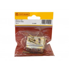 38 x 28mm ZP Stretcher Plate (Pack of 4)