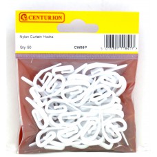 Nylon Curtain Hooks (Pack of 50)