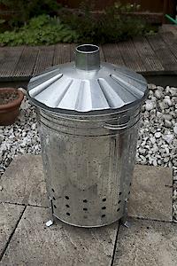 GALVANISED INCINERATOR 80LT APOLLO
