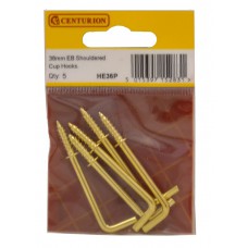 38mm EB Shouldered Dresser Hooks (Pack of 5)