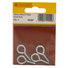 Steel Screw Eyes 30×6(4) HE56P