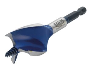 6X Blue Groove Stubby Wood Bit 28mm x 4in