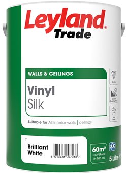 LEYLAND VINYL SILK  BRILLIANT WHITE 1 L  – 5L