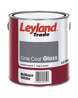LEYLAND ONE COAT GLOSS BLACK 0.75 L  – 2.5L