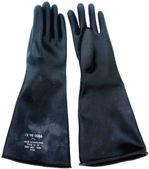 BLACK GAUNTLETS SIZE 10