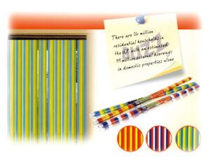 Striped Blinds For Doors STV235