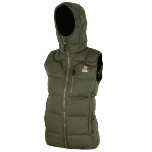 Stoney Creek Womens ThermoFlex Hooded Vest in Bayleaf Size 6-14