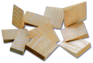 LARGE WOODEN WEDGES EACH