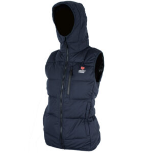 Stoney Creek Womens ThermoFlex Hooded Vest in Blue Size 6-14