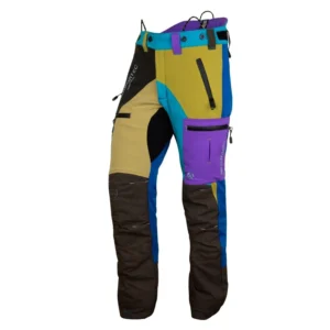 Arbortec Breatheflex Pro Type C Class 1 Chainsaw Trousers — Pastel Multi-Colour — L / Regular