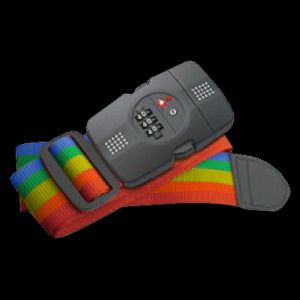 ASEC TSA Combination Luggage Belt Lock 3 Wheel