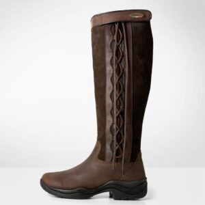 BROGINI BROWN WINCHESTER COUNTRY BOOTS WIDE (SIZE 6.5-7.5)