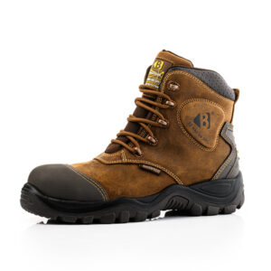BUCKLER GUARDZ SAFETY LACE BOOT BROWN (SIZE 7-12)