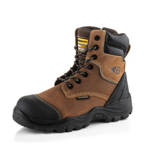 BUCKLER BUCKSHOT ZIP BROWN B008 BOOT (SIZE 7-13)