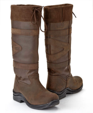 TOGGI CANYON RIDING BOOT WIDE FIT IN CHOCOLATE UK 8 (42)