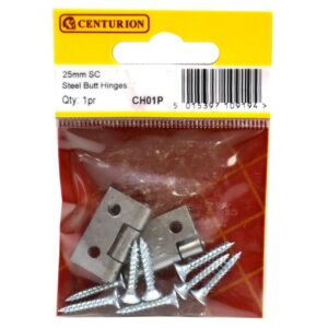 25mm SC 1838 Pattern Steel Butt Hinge (1 pair)